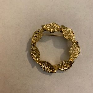 Vintage personalized gold Cerrys stamped brooch